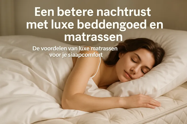 Een betere nachtrust met luxe beddengoed en matrassen
